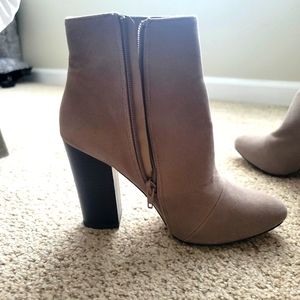 Just fab tan ankle boots brand new 8.5